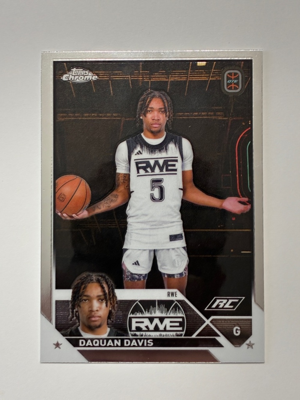 Riddell Falcons Football Card - Black
& white Jersey (Player #5)